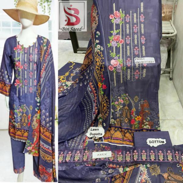 Bin Saeed Laen Collection Vol 12 Karachi Dress Material